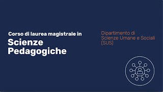 UNIBG  Laurea magistrale in Scienze pedagogiche SUS [upl. by Eillak192]