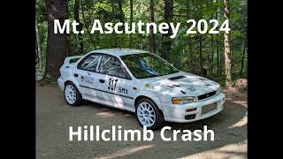 Ascutney 2024 Hillclimb Crash [upl. by Luzader832]