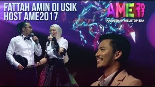 Fattah Kena Usik dengan Nabil Johan amp Neelofa dan Buat Lawak Suri Hati Mr Pilot di AME2017 [upl. by Baugh]