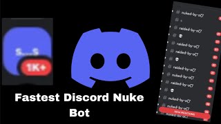 FREE Discord Nuke bot 2024 [upl. by Eussoj]