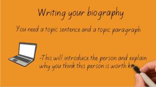 How to write a Biography [upl. by Parette]