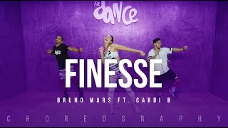 Finesse  Bruno Mars Ft Cardi B  FitDance Life Choreography Dance Video [upl. by Nnanerak623]