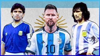 Las SEIS FINALES de ARGENTINA EN EL MUNDIAL ⚽🏆 [upl. by Etiuqal]