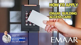 Emaar Building Access Card Process  How to Apply Emaar Tower Access Card  Downtown Dubai [upl. by Sedgewinn]