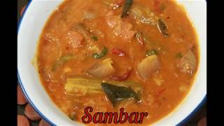 Nagercoil sambar Recipe south indian sambar recipesambar kulambunagercoil kalyana veetu sambar [upl. by Namor]