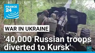 Ukraines Kursk offensive diverted thousands of Russian troops says Zelensky • FRANCE 24 English [upl. by Orianna]