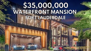 35000000 Waterfront Mansion Fort Lauderdale  733 Middle River Dr PrestigeDesignHomescom [upl. by Mylan]