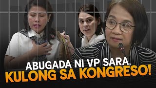 Kulong ang Abugada ni VP Sara Duterte matapos salungatin ang proceedings ng Kongreso kugnay sa [upl. by Narda]