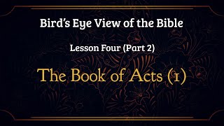 The Book of Acts 1 Part Two Acts 1911 [upl. by Anitsrik]