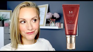 MISSHA PERFECT COVER BB CREAM REVIEW  OVER 40 SKIN [upl. by Alanson]