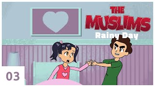 The Muslims Rainy Day English Islamic Cartoon for Kids no music [upl. by Naujud]