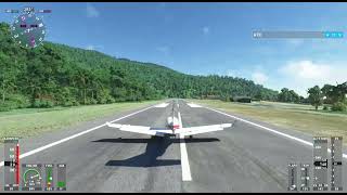 Daher TBM 930 takeoff at Tioman [upl. by Diarmuid641]