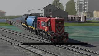 EMD GR12W 6601  ULTIMANDO DETALLES DE PATRICIA  OPEN RAILS [upl. by Nickolas751]