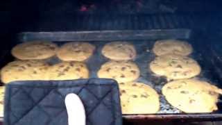 Perfect chocolate chip cookies in my Wood Fire Brick OvenBakery [upl. by Bunow]