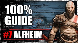 Alfheim 100 Completion Guide God of War Ragnarok 100 Walkthrough Part 7 [upl. by Zwick]