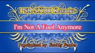 Im Not A Fool Anymore  Freddy Fender Video Karaoke [upl. by Sadnak470]