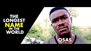 Ovuvuevuevue Enyetuenwuevue Ugbemugbem Osas The Longest Name in the World 😂Funny Nigerian [upl. by Highams]