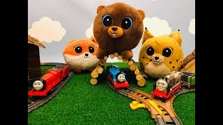 BAJKA GANG SŁODZIAKÓW 🦊🐰 Słodziaki 🚂 Tomek i przyjaciele 🚂 WYŚCIGI 🚂 tory w całym lesie [upl. by Gnoz]