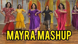 MAYRA MASHUP ROCKING FAST DANCE INVITING MAMA fmly WEDDING DANCE sangeet Mayra bhaath 9825373973 [upl. by Godden]