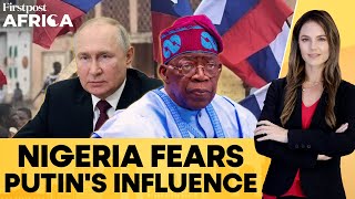 Nigeria Jails Tailors Over Russian Flag At Protests Tinubu Meets Defence Chief  Firstpost Africa [upl. by Ardnosal282]