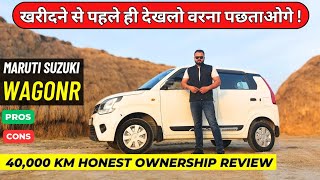 Maruti Suzuki Wagon R 2024  Ownership Review  Wagonr Pros amp Cons [upl. by Enirehtakyram421]