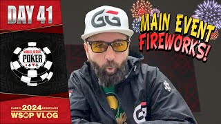 BACK in the SPOTLIGHT MAIN EVENT DAY 2 FIREWORKS  Daniel Negreanu 2024 WSOP VLOG Day 41 [upl. by Elpmet866]