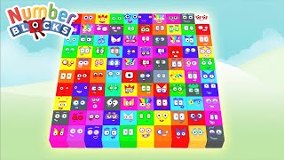 Numberblocks  ALL Numberblocks Song 1  100  NEW SEASON 7 FULL EPISODES  New Times Tables 1 [upl. by Millburn321]