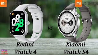 Xiaomi Redmi Watch 4 vs Xiaomi watch S4 [upl. by Arihk]