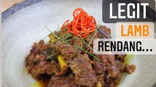 Lamb Rendang done the right way [upl. by Abisia]