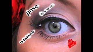 pose de faux cils individuels [upl. by Erminna]