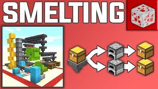 LAGRING SORTERING og SMELTING automatisklydløst  Redstone 2 [upl. by Odnomra]