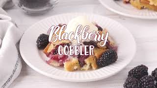 How to make Blackberry Cobbler [upl. by Eudocia]