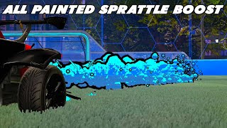 All Painted Sparkles Boost Rocket League [upl. by Yenots]