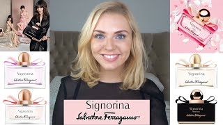 SIGNORINA BY SALVATORE FERRAGAMO PERFUME RANGE REVIEW  Soki London [upl. by Aiyotal63]