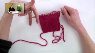 Knitting Help  Reinserting Needle into Live Stitches [upl. by Juback]