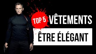 Top 5 des Vêtements à avoir pour être un homme élégant  Mode Homme [upl. by Tterrab]