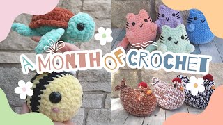 A month of Crochet in June [upl. by Anomahs]