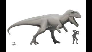 SOUNDS MADE BY ME Carcharodontosaurus sound effects [upl. by Elirpa]