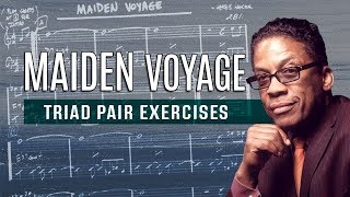 Maiden Voyage Triad Pair Exercises  all instruments [upl. by Atisor]