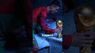 Ronaldo steals world cup shorts viralshorts shortsfeed cr7 messi cristianoronaldo [upl. by Ettesel]