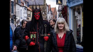 Whitby Goth Weekend 2024 The wonderful costumes at the popular Yorkshire seaside town event [upl. by Ameen790]