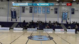 OCAA Mens Basketball 🏀 Lambton  Sheridan 20241130 [upl. by Godfree]