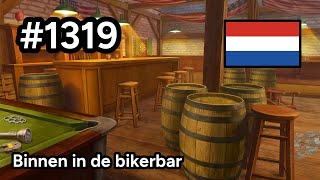 1319 🇳🇱 📕6📄194  Binnen in de bikerbar  Junes Journey [upl. by Heller]