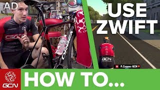 How To Use Zwift  Zwift For Beginners [upl. by Ahsenit]