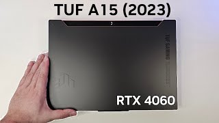 ASUS TUF A15 2023 Unboxing amp Review  RTX 4060 Gaming Laptop  Gameplay [upl. by Danella]