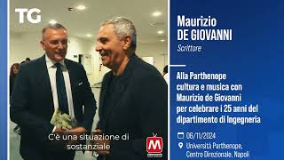 25 anni Ingegneria  la cultura intervista a Maurizio De Giovanni [upl. by Ayatan]