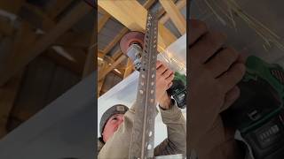 Ceiling metal with garage fab hardware construction postframe montana barndominium diy [upl. by Tager]