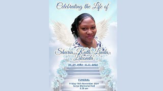 Celebrating The Life Of Sharia Ruth Linda Likonda [upl. by Cheatham]