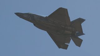 F35C California International Airshow Satruday 2023 4K 60fps [upl. by Ainotahs]