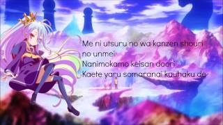 No Game No Life Opening Lyrics [upl. by Nived723]